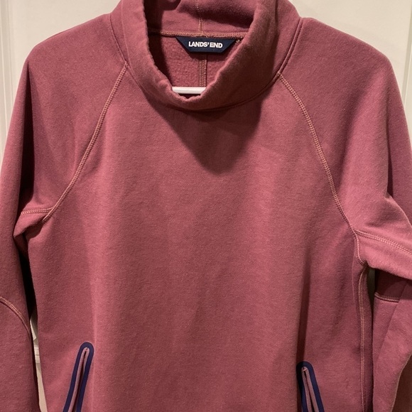 Lands End Funnel Neck Activewear Tunic EUC - Picture 3 of 13